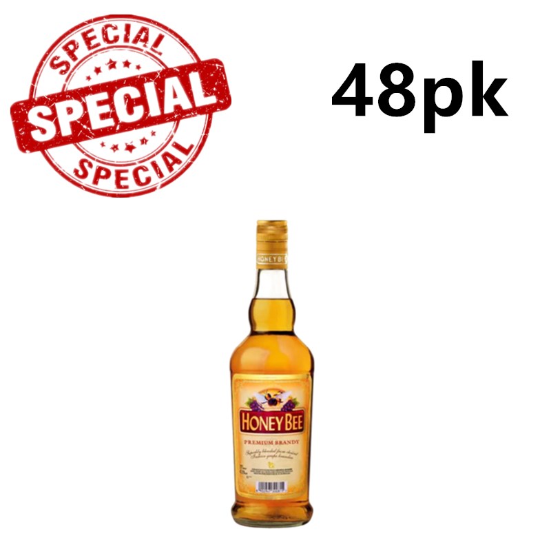 Honey Bee Brandy 180ml 48pk Full Case Deal